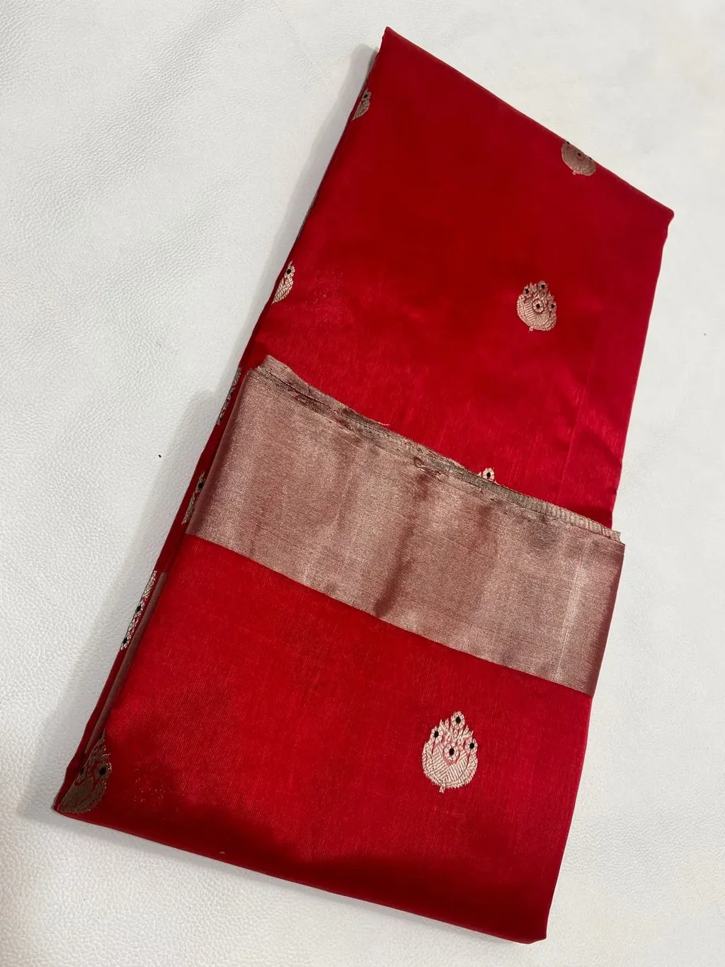 Handwoven Pure Chanderi Silk Saree - Luxury Wedding & Festive Wear - ethnic Indian fashion from Swathi Design
