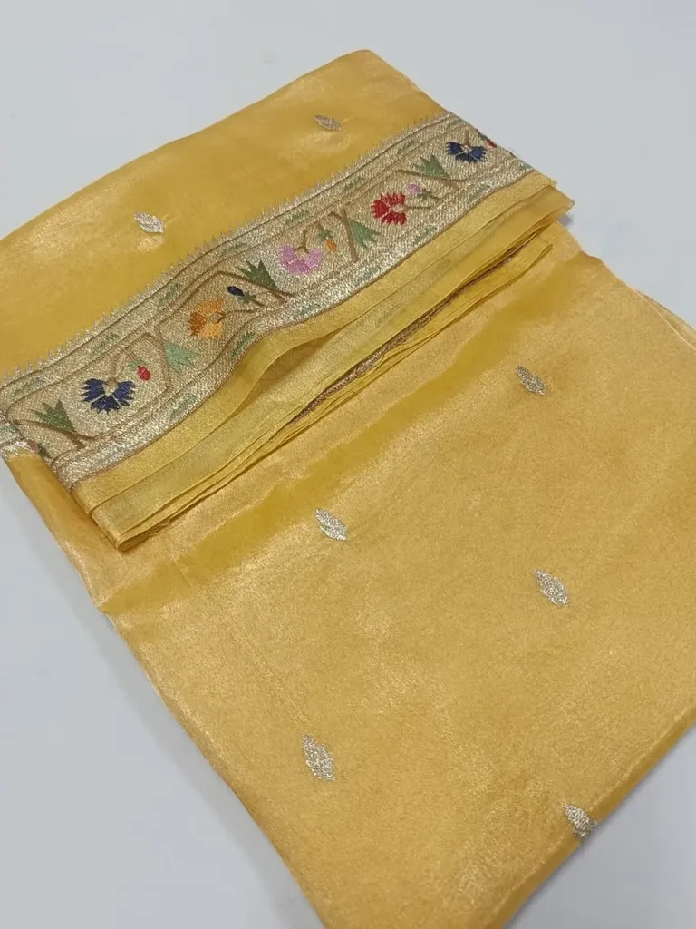 Handwoven Banarasi Kora Silk Saree – Wedding Elegance - ethnic Indian fashion from Swathi Design