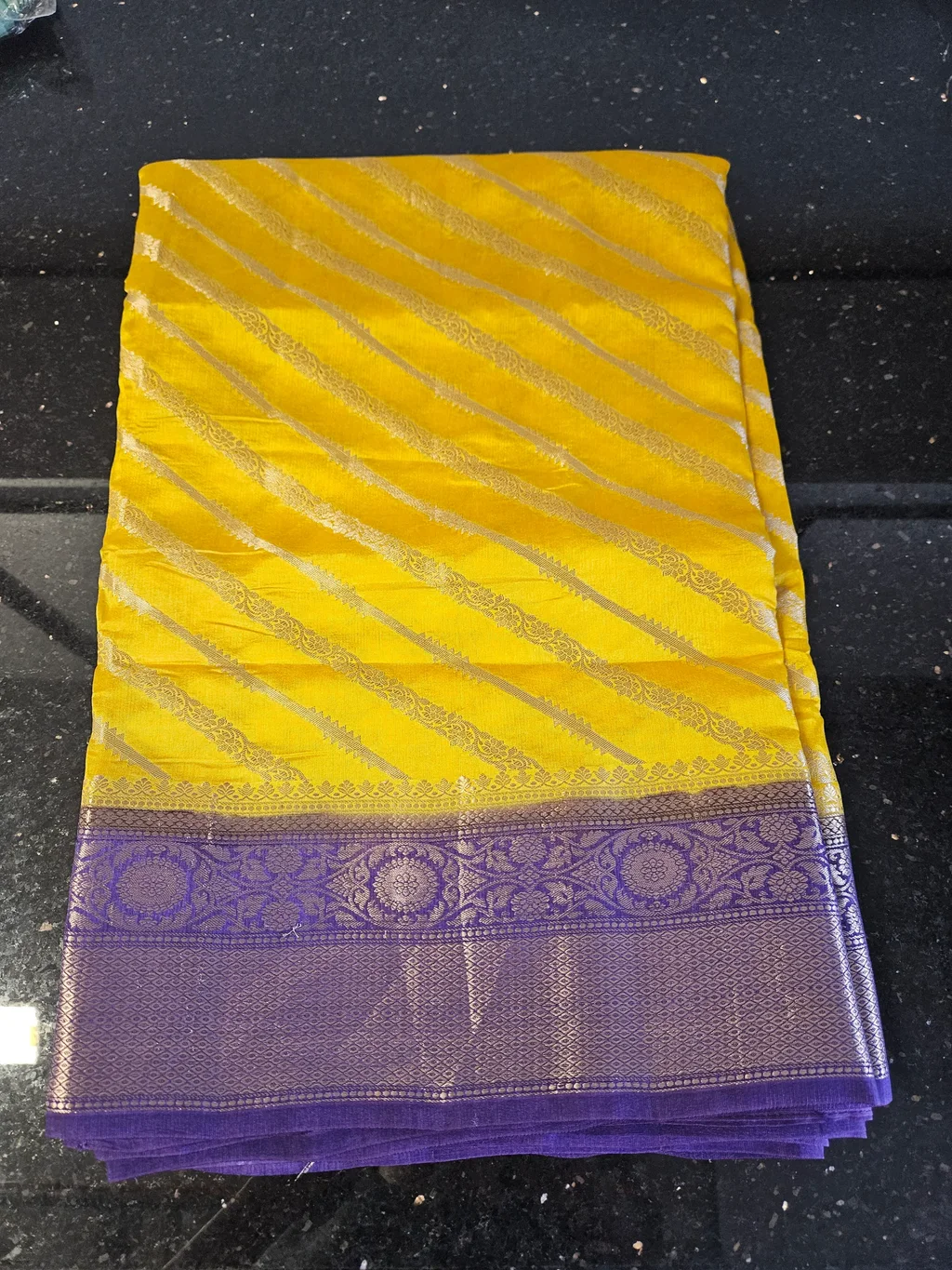 Handwoven Raw Mango Silk Saree - Timeless Elegance - ethnic Indian fashion from Swathi Design