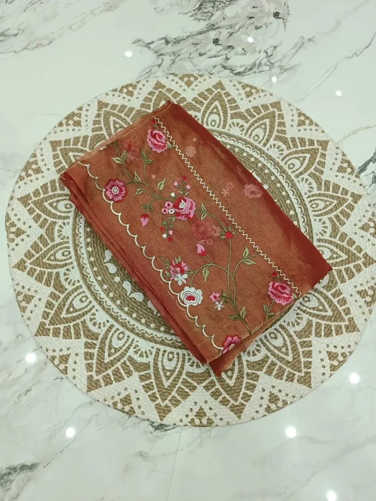 Pure Banarasi Tissue Saree with Gold Zari for Weddings - ethnic Indian fashion from Swathi Design