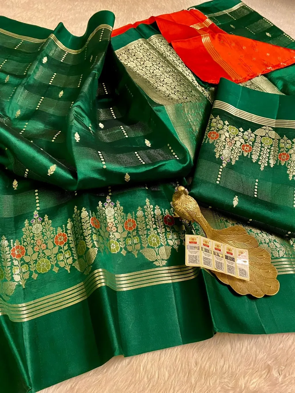 Pure Handloom Raw Mango Pattu Saree – Luxury Indian Ethnic Wear - ethnic Indian fashion from Swathi Design