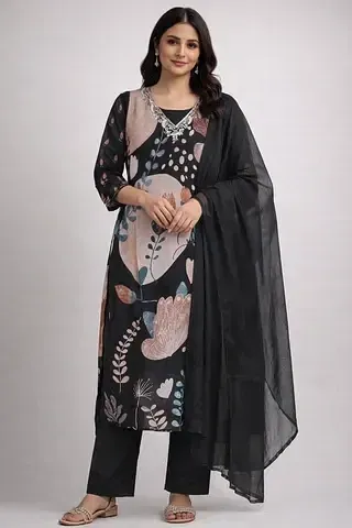 Handcrafted Indian Wedding Lehenga Gown in Pure Georgette - ethnic Indian fashion from Swathi Design