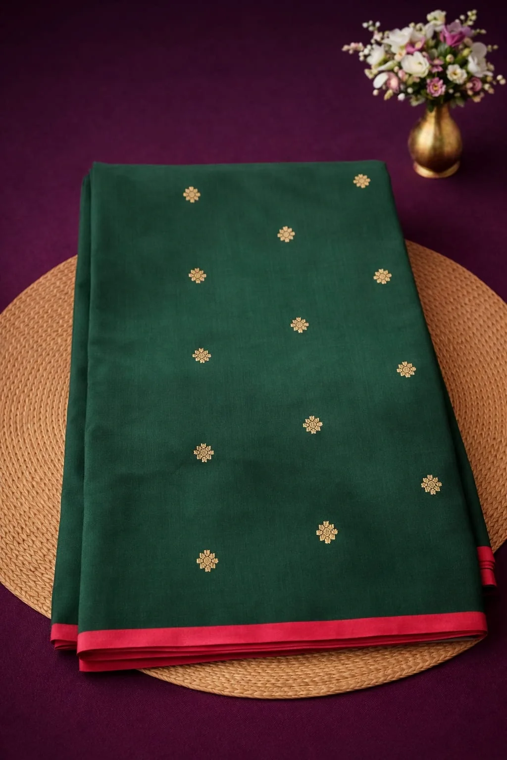 Pure Chanderi Pattu Silk Saree – Handwoven Indian Ethnic Wedding Wear - ethnic Indian fashion from Swathi Design